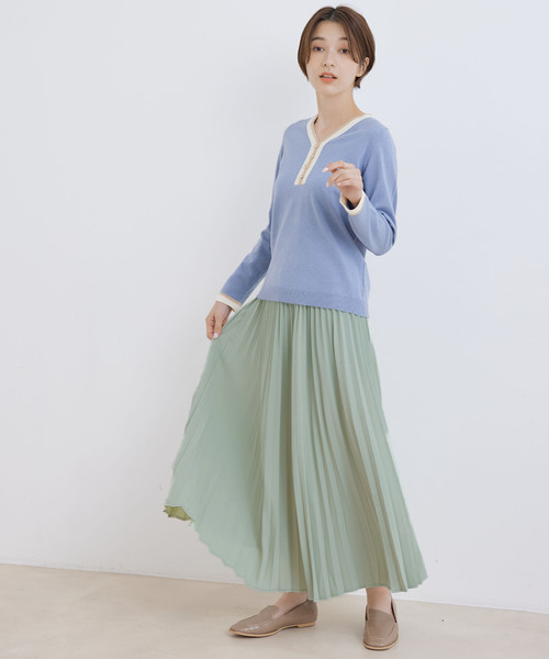 Jayro(ジャイロ)の「アコーディオンプリーツスカート(スカート・レディース・ライトグリーン/ブラック/グリーン・FREE)」の14枚目の写真