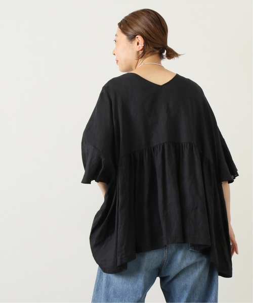 60リネン ギャザープルシャツ（シャツ/ブラウス）｜JOURNAL