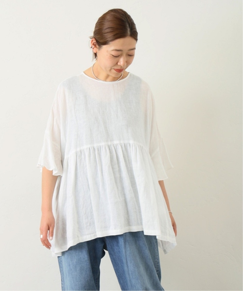 60リネン ギャザープルシャツ（シャツ/ブラウス）｜JOURNAL STANDARD