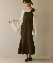 moi tytto | ねじりワンショルデザインワンピース(ワンピース)