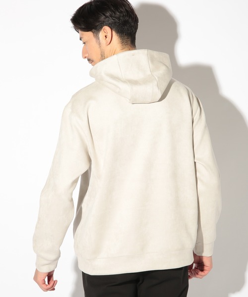 UNION STATION（ユニオンステーション）の「ストレッチフェイクスエードポンチパーカー（パーカー・メンズ・ブルー/ホワイト/ネイビー/ベージュ・LL/L/M）」の7枚目の写真