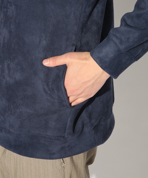 UNION STATION（ユニオンステーション）の「ストレッチフェイクスエードポンチパーカー（パーカー・メンズ・ブルー/ホワイト/ネイビー/ベージュ・LL/L/M）」の16枚目の写真