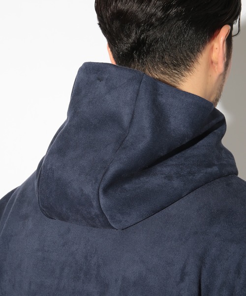 UNION STATION（ユニオンステーション）の「ストレッチフェイクスエードポンチパーカー（パーカー・メンズ・ブルー/ホワイト/ネイビー/ベージュ・LL/L/M）」の17枚目の写真