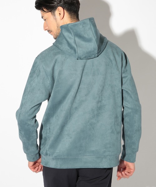 UNION STATION（ユニオンステーション）の「ストレッチフェイクスエードポンチパーカー（パーカー・メンズ・ブルー/ホワイト/ネイビー/ベージュ・LL/L/M）」の20枚目の写真