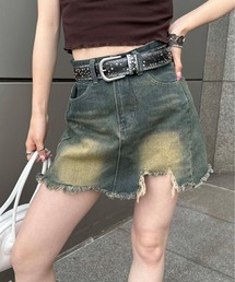 【SDG】overdie denim skirt pants