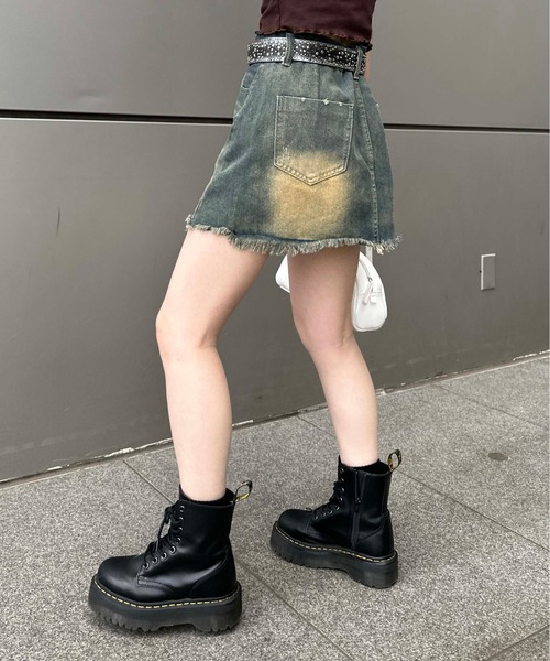 SDG】overdie denim skirt pants（スカート）｜sedacle（セダクル）の