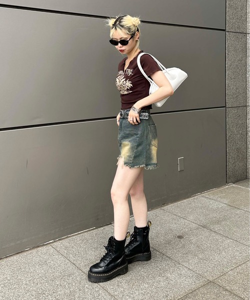 sedacle（セダクル）の「【SDG】overdie denim skirt pants（スカート・レディース・ブルー・FREE）」の9枚目の写真