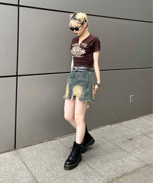 sedacle（セダクル）の「【SDG】overdie denim skirt pants（スカート・レディース・ブルー・FREE）」の11枚目の写真