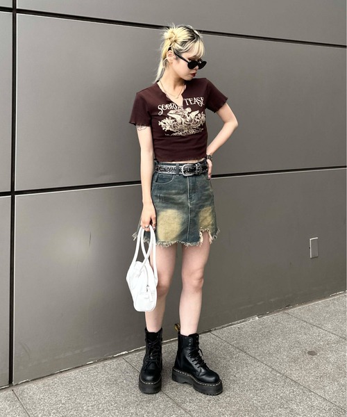 SDG】overdie denim skirt pants（スカート）｜sedacle（セダクル）の