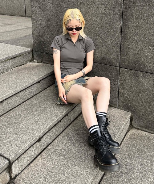 sedacle（セダクル）の「【SDG】overdie denim skirt pants（スカート・レディース・ブルー・FREE）」の16枚目の写真