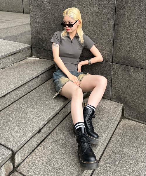 sedacle（セダクル）の「【SDG】overdie denim skirt pants（スカート・レディース・ブルー・FREE）」の14枚目の写真