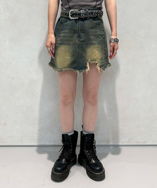 sedacle（セダクル）の「【SDG】overdie denim skirt pants（スカート・レディース・ブルー・FREE）」の18枚目の写真
