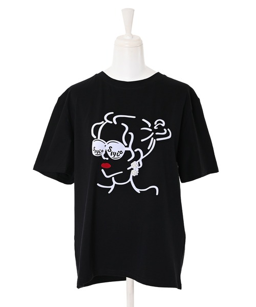 Narcissus(ナルシス)の「【Narcissus】ガールTシャツ(Tシャツ/カットソー・レディース・ブラック/ホワイト・FREE)」の9枚目の写真