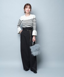 JUSGLITTY（ジャスグリッティー）の「チェーンベルト付ワイド