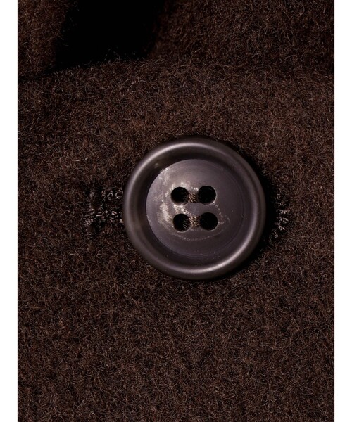 mizuiroind(ミズイロインド)の「mizuiro ind スタンドカラーウールコート(その他アウター・レディース・ブラック/ベージュ/ネイビー/ブラウン/チャコールグレー/ブラック系その他/ブルー系その他・FREE)」の9枚目の写真