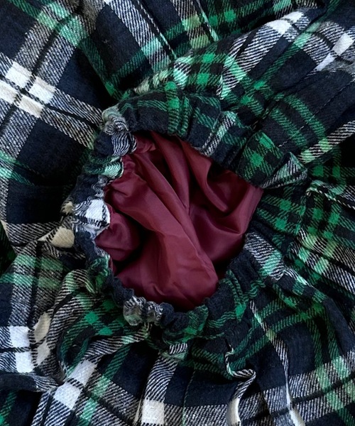 A BOND（アボンド）の「チェックプリーツスカート（kids/S～LL）（スカート・キッズ・チャコール/ネイビー/レッド・S/L/M/LL）」の5枚目の写真