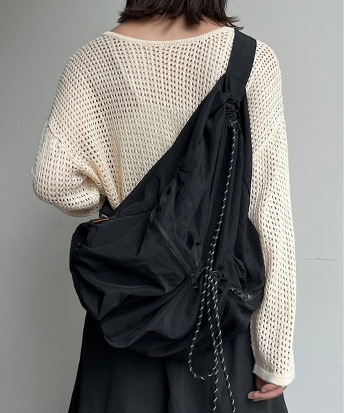 CPCM（シーピーシーエム）の「ワンショルダーリュック（ショルダーバッグ・レディース・ブラック/アイボリー・FREE）」の10枚目の写真