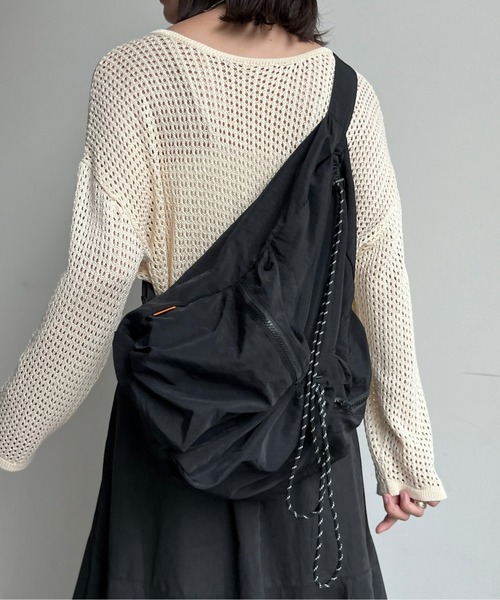 CPCM（シーピーシーエム）の「ワンショルダーリュック（ショルダーバッグ・レディース・ブラック/アイボリー・FREE）」の11枚目の写真