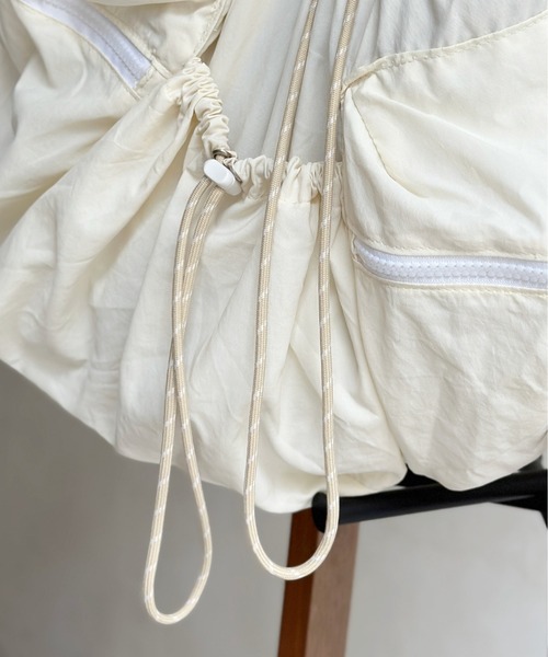 CPCM（シーピーシーエム）の「ワンショルダーリュック（ショルダーバッグ・レディース・ブラック/アイボリー・FREE）」の9枚目の写真