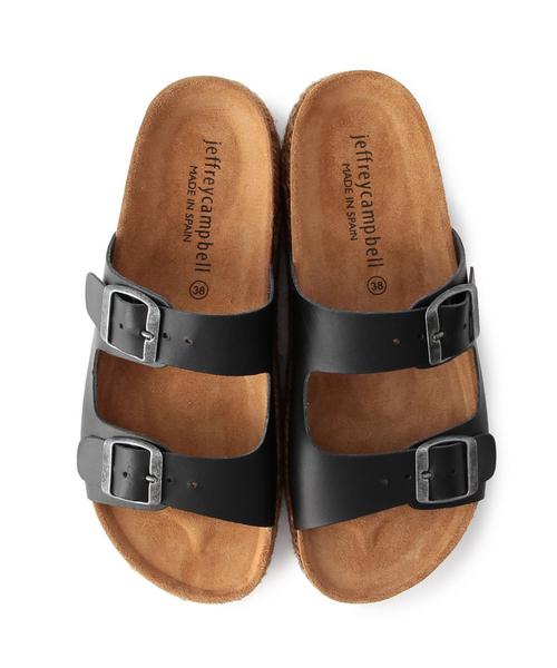 Jeffrey Campbell(ジェフリーキャンベル)の「JEFFREY CAMPBELL 2ストラップジュートサンダル/BCJ/C 2ST JUTE SNDL40◆(サンダル・レディース・ホワイト/ブラック・37/38/36)」の3枚目の写真