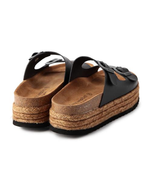 Jeffrey Campbell(ジェフリーキャンベル)の「JEFFREY CAMPBELL 2ストラップジュートサンダル/BCJ/C 2ST JUTE SNDL40◆(サンダル・レディース・ホワイト/ブラック・37/38/36)」の6枚目の写真