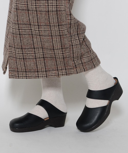 shopnikoniko(ショップニコニコ)の「日本製 厚底ベルトシューズ(サンダル・レディース・ブラック/ダークブラウン/レンガ/グリーン・M/L/S)」の14枚目の写真