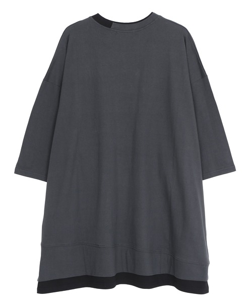 Figments（フィグメンツ）の「スーパービッグフェイクレイヤードTシャツ（Tシャツ/カットソー・レディース・スミクロ/ブラック・FREE）」の11枚目の写真