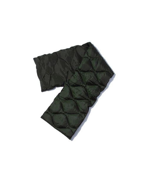 F/CE. （エフシーイー）の「TAION BY F/CE. PACKABLE DOWN SCARF / タイオン By エフシーイー パッカブルダウンスカーフ（マフラー・メンズ・ブラック/ブラウン/セージグリーン/オリーブ/レッド・FREE）」の7枚目の写真