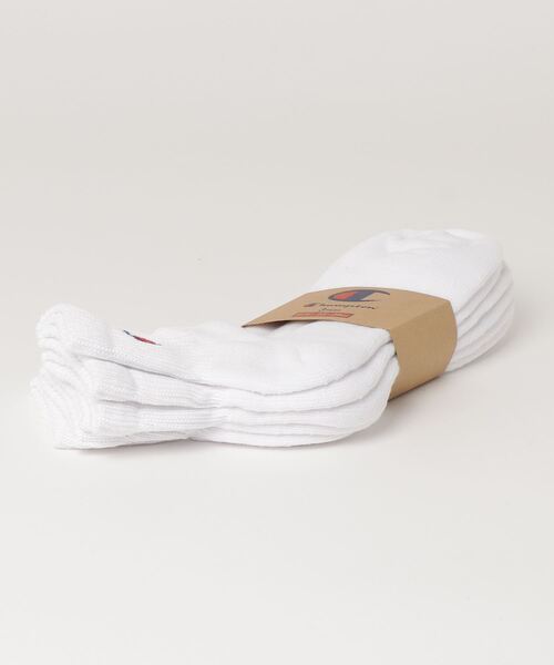 Champion（チャンピオン）の「【Champion/チャンピオン】メンズ 【3足組】 クォーターレングスソックス【ハーフパイル】（ソックス/靴下・メンズ・ブラック/ホワイト/その他/ヘザーグレー・MEDIUM/LARGE/SMALL）」の19枚目の写真