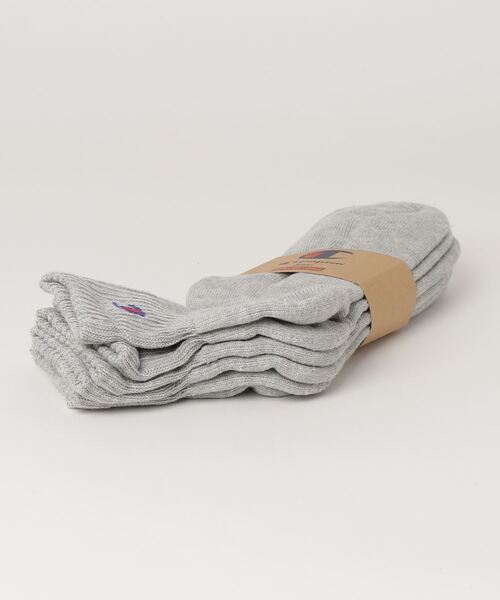 Champion（チャンピオン）の「【Champion/チャンピオン】メンズ 【3足組】 クォーターレングスソックス【ハーフパイル】（ソックス/靴下・メンズ・ブラック/ホワイト/その他/ヘザーグレー・MEDIUM/LARGE/SMALL）」の20枚目の写真