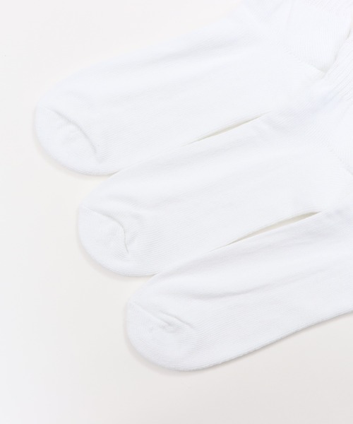 Champion（チャンピオン）の「【Champion/チャンピオン】メンズ 【3足組】 クォーターレングスソックス【ハーフパイル】（ソックス/靴下・メンズ・ブラック/ホワイト/その他/ヘザーグレー・MEDIUM/LARGE/SMALL）」の5枚目の写真