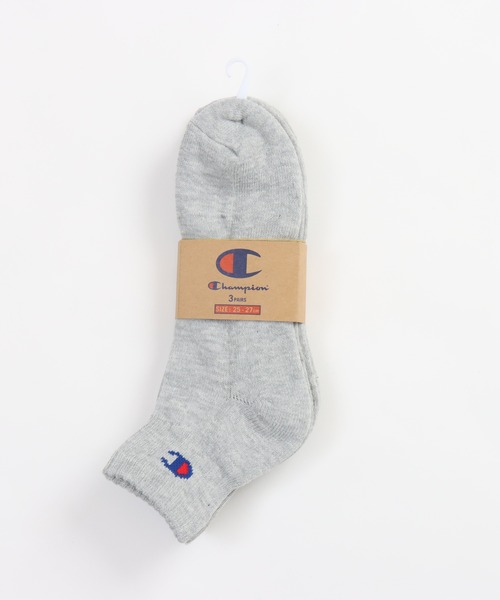 Champion（チャンピオン）の「【Champion/チャンピオン】メンズ 【3足組】 クォーターレングスソックス【ハーフパイル】（ソックス/靴下・メンズ・ブラック/ホワイト/その他/ヘザーグレー・MEDIUM/LARGE/SMALL）」の14枚目の写真