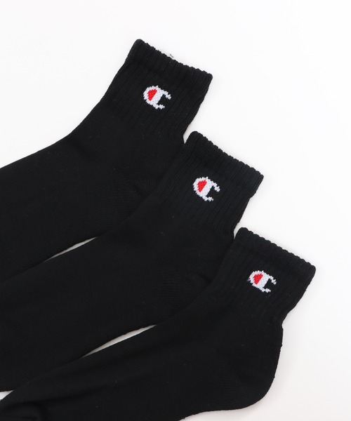 Champion（チャンピオン）の「【Champion/チャンピオン】メンズ 【3足組】 クォーターレングスソックス【ハーフパイル】（ソックス/靴下・メンズ・ブラック/ホワイト/その他/ヘザーグレー・MEDIUM/LARGE/SMALL）」の10枚目の写真