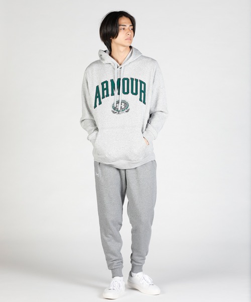 UNDER ARMOUR(アンダーアーマー)の「UAカレッジエイト フリース フーディー(トレーニング/メンズ)(スウェット・メンズ・グレー・M/S/L/3XL/XXL/XL)」の9枚目の写真