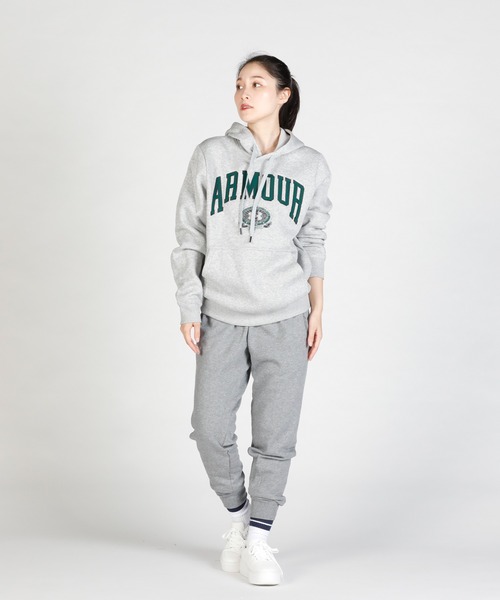 UNDER ARMOUR(アンダーアーマー)の「UAカレッジエイト フリース フーディー(トレーニング/メンズ)(スウェット・メンズ・グレー・M/S/L/3XL/XXL/XL)」の11枚目の写真