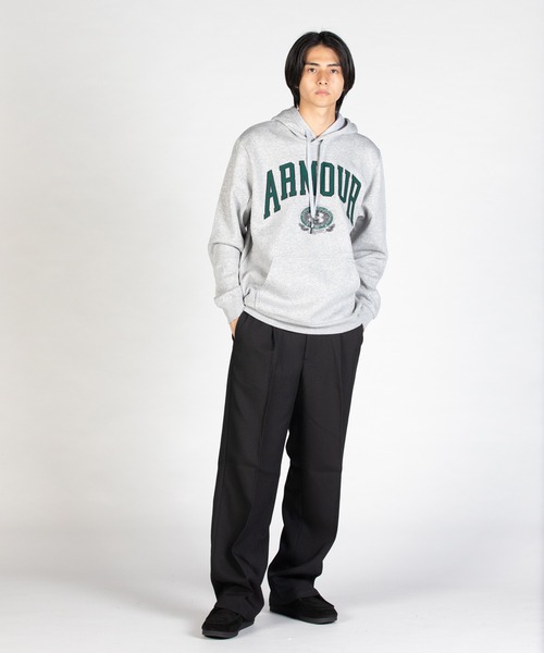UNDER ARMOUR(アンダーアーマー)の「UAカレッジエイト フリース フーディー(トレーニング/メンズ)(スウェット・メンズ・グレー・M/S/L/3XL/XXL/XL)」の5枚目の写真