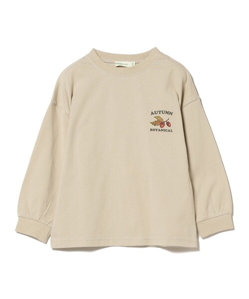 BEAMS mini(ビームスミニ)の「BEAMS mini / アウトドア ボタニカル Tシャツ 23FW(90~150cm)(Tシャツ/カットソー・キッズ・ベージュ/グリーン系その他・90/100/110/120/130/140/150)」の6枚目の写真