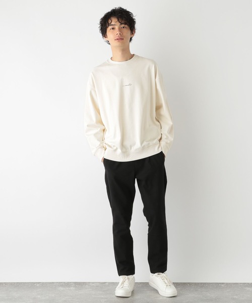 GLOBAL WORK(グローバルワーク)の「オテラクスウェット/ロゴ/704839(Tシャツ/カットソー・メンズ・ネイビー/グレー/カーキ/ホワイト系その他2/グレー系その他6/ブラック・LARGE/MEDIUM/X-LARGE/SMALL)」の7枚目の写真