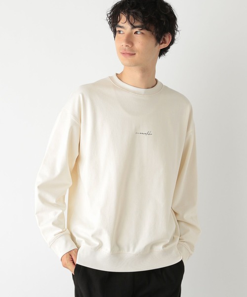 GLOBAL WORK(グローバルワーク)の「オテラクスウェット/ロゴ/704839(Tシャツ/カットソー・メンズ・ネイビー/グレー/カーキ/ホワイト系その他2/グレー系その他6/ブラック・LARGE/MEDIUM/X-LARGE/SMALL)」の9枚目の写真