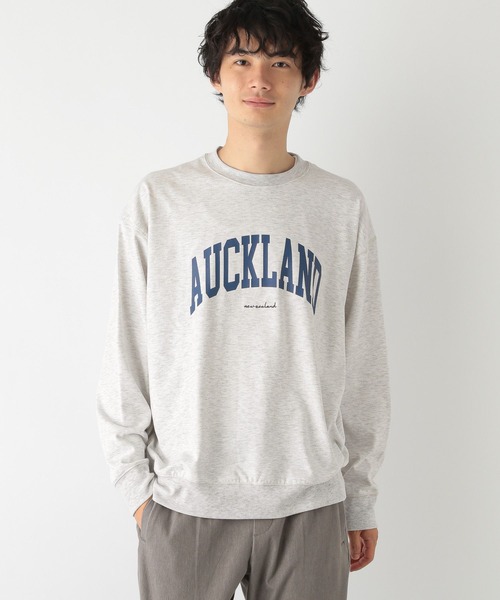 GLOBAL WORK(グローバルワーク)の「オテラクスウェット/ロゴ/704839(Tシャツ/カットソー・メンズ・ネイビー/グレー/カーキ/ホワイト系その他2/グレー系その他6/ブラック・LARGE/MEDIUM/X-LARGE/SMALL)」の16枚目の写真