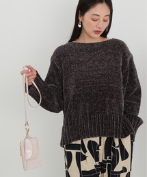 N.（N. Natural Beauty Basic） | ◆モールヤーンクルーネックニット(ニット/セーター)