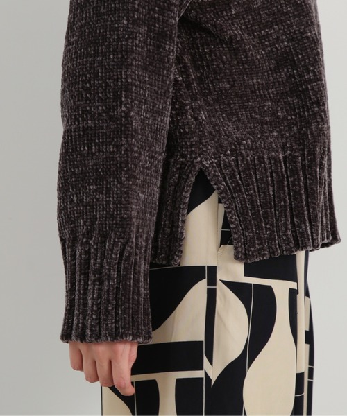 N.(N. Natural Beauty Basic)(エヌエヌナチュラルビューティーベーシック)の「◆モールヤーンクルーネックニット(ニット/セーター・レディース・ピンク/グレー/オフホワイト・MEDIUM)」の19枚目の写真