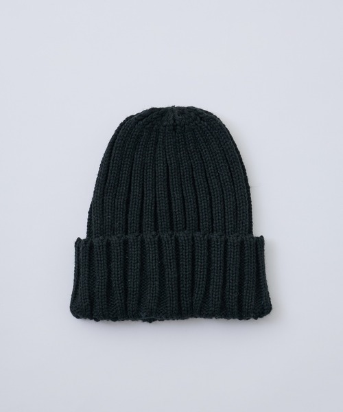 COLONY 2139（コロニートゥーワンスリーナイン）の「ローゲージリブニット帽（ニットキャップ/ビーニー・メンズ・ブラック/チャコールグレー/ブラウン・FREE）」の2枚目の写真