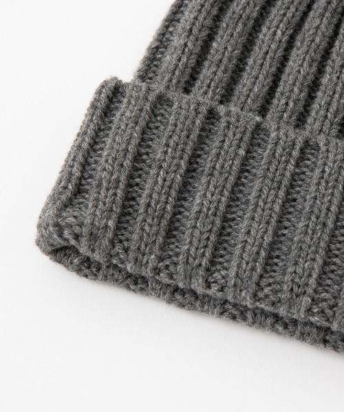 COLONY 2139（コロニートゥーワンスリーナイン）の「ローゲージリブニット帽（ニットキャップ/ビーニー・メンズ・ブラック/チャコールグレー/ブラウン・FREE）」の10枚目の写真
