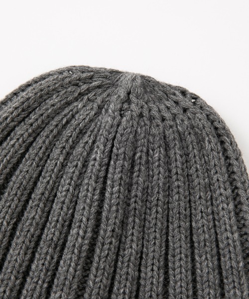 COLONY 2139（コロニートゥーワンスリーナイン）の「ローゲージリブニット帽（ニットキャップ/ビーニー・メンズ・ブラック/チャコールグレー/ブラウン・FREE）」の11枚目の写真