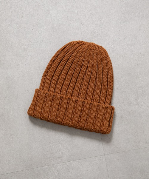 COLONY 2139（コロニートゥーワンスリーナイン）の「ローゲージリブニット帽（ニットキャップ/ビーニー・メンズ・ブラック/チャコールグレー/ブラウン・FREE）」の7枚目の写真
