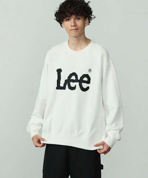 Lee(リー)の「【ユニセックス】【親子】Lee ロゴスエット(スウェット・メンズ・ホワイト/スモークピンク/チャコール/ブルー系その他・LARGE/MEDIUM/X-LARGE/SMALL)」の1枚目の写真