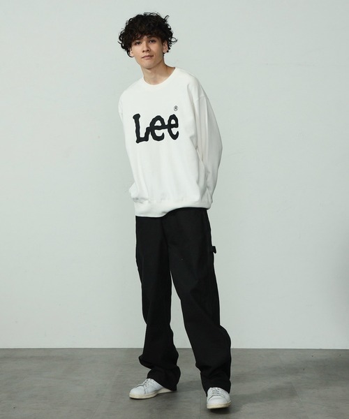 Lee(リー)の「【ユニセックス】【親子】Lee ロゴスエット(スウェット・メンズ・ホワイト/スモークピンク/チャコール/ブルー系その他・LARGE/MEDIUM/X-LARGE/SMALL)」の10枚目の写真
