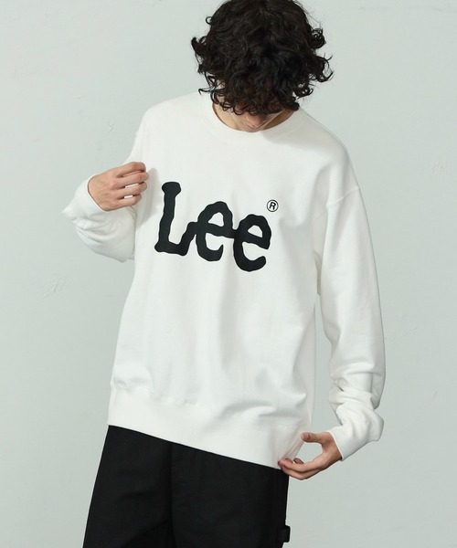Lee(リー)の「【ユニセックス】【親子】Lee ロゴスエット(スウェット・メンズ・ホワイト/スモークピンク/チャコール/ブルー系その他・LARGE/MEDIUM/X-LARGE/SMALL)」の11枚目の写真