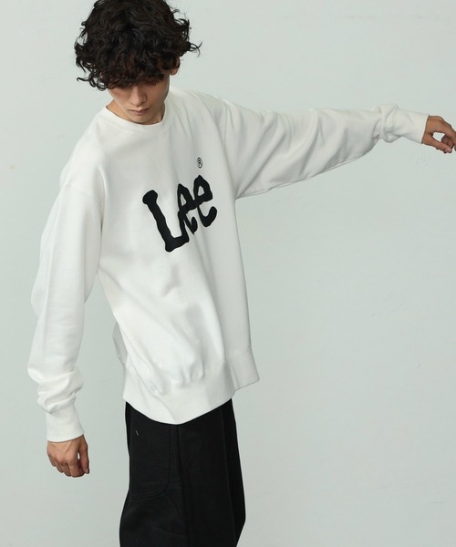 Lee(リー)の「【ユニセックス】【親子】Lee ロゴスエット(スウェット・メンズ・ホワイト/スモークピンク/チャコール/ブルー系その他・LARGE/MEDIUM/X-LARGE/SMALL)」の12枚目の写真